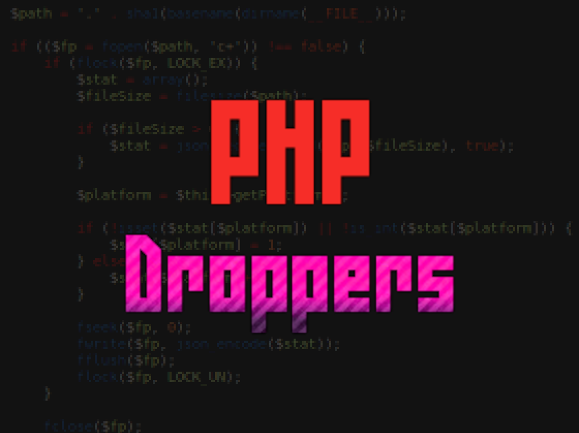 How PHP Droppers Spread Malware