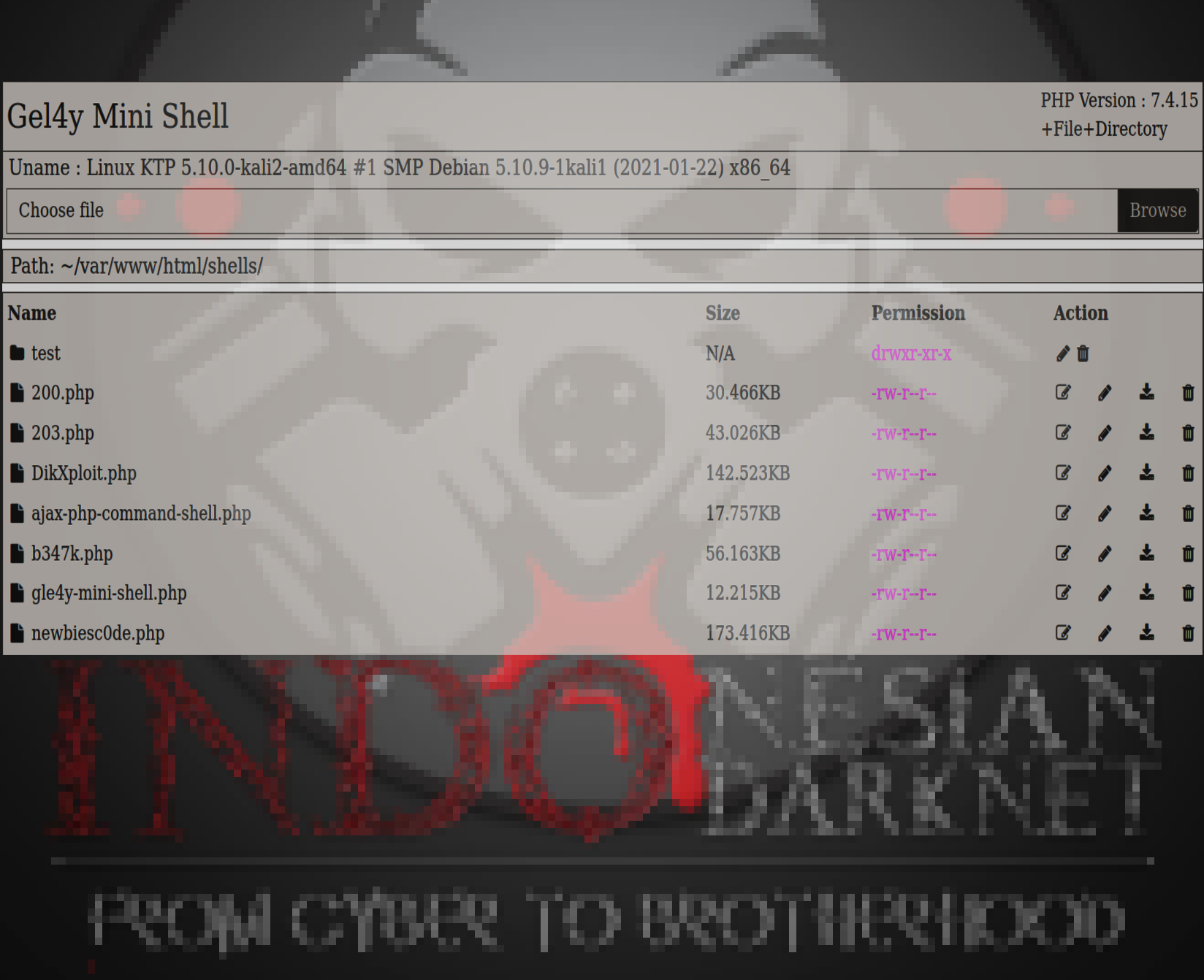 Gel4y Mini Shell by Indonesian Darknet