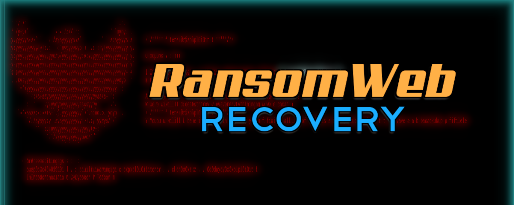 Recover Data From RansomWeb Malware