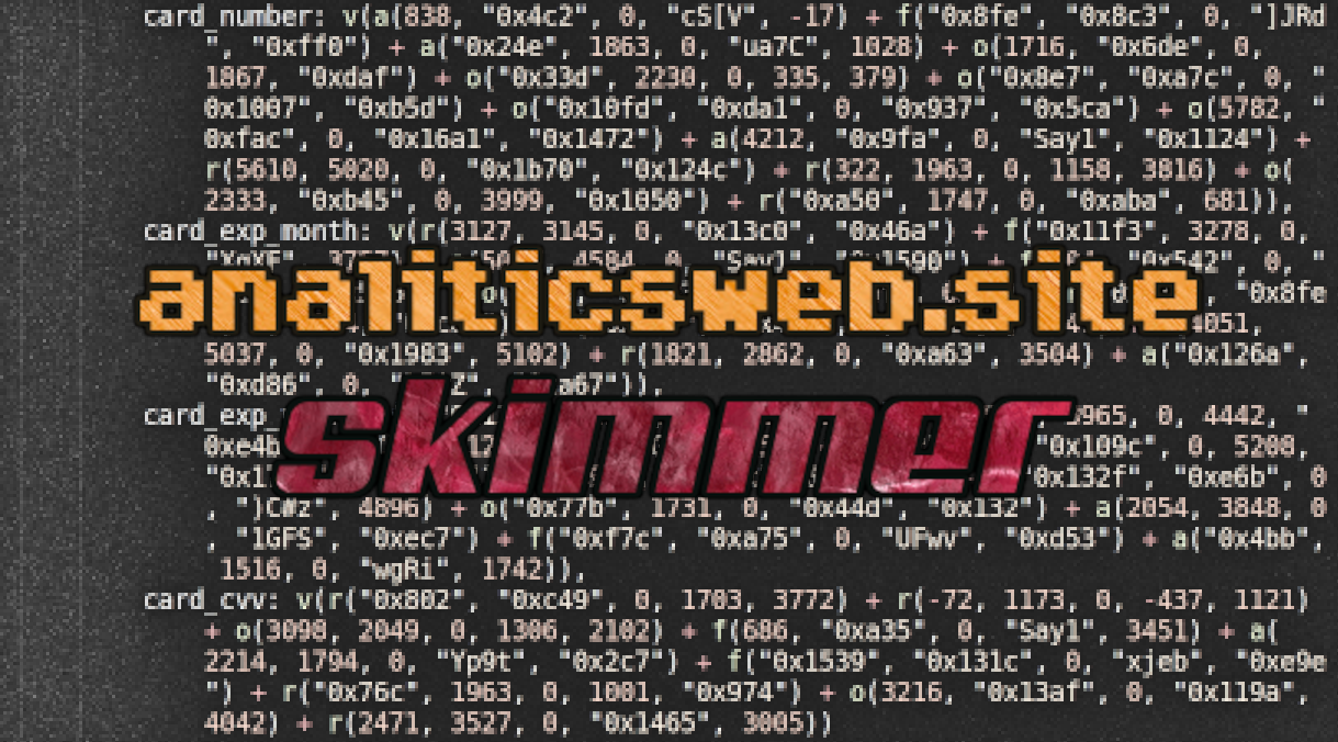 analiticsweb.site (zulhqmnr@netmail[.]tk) skimmer